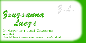 zsuzsanna luczi business card